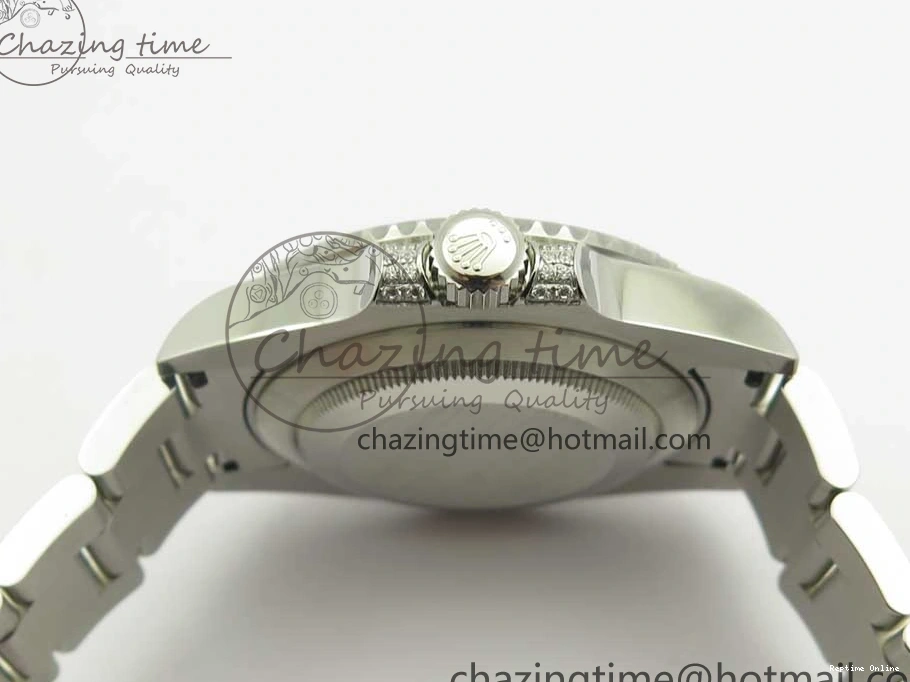 0504 GoAnywhere Submariner Black Diamond Bezel SS GSF Best Edition Black Dial On SS Bracelet A 3270